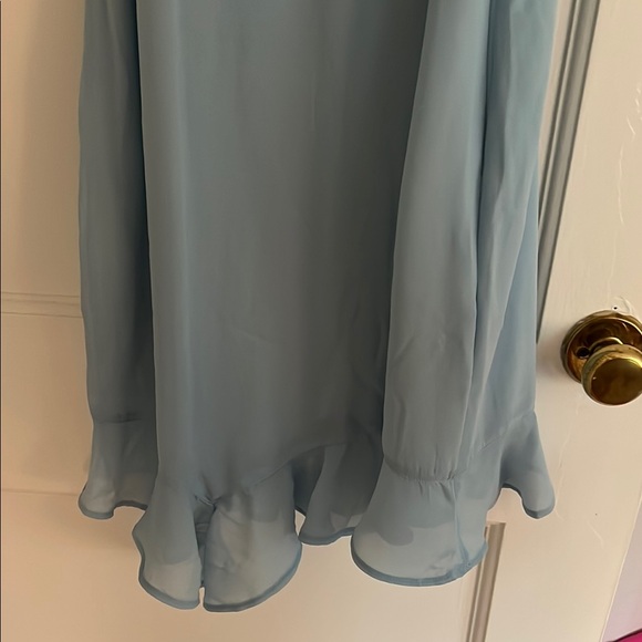 Light Blue Ruffle Dress - Picture 3 of 6